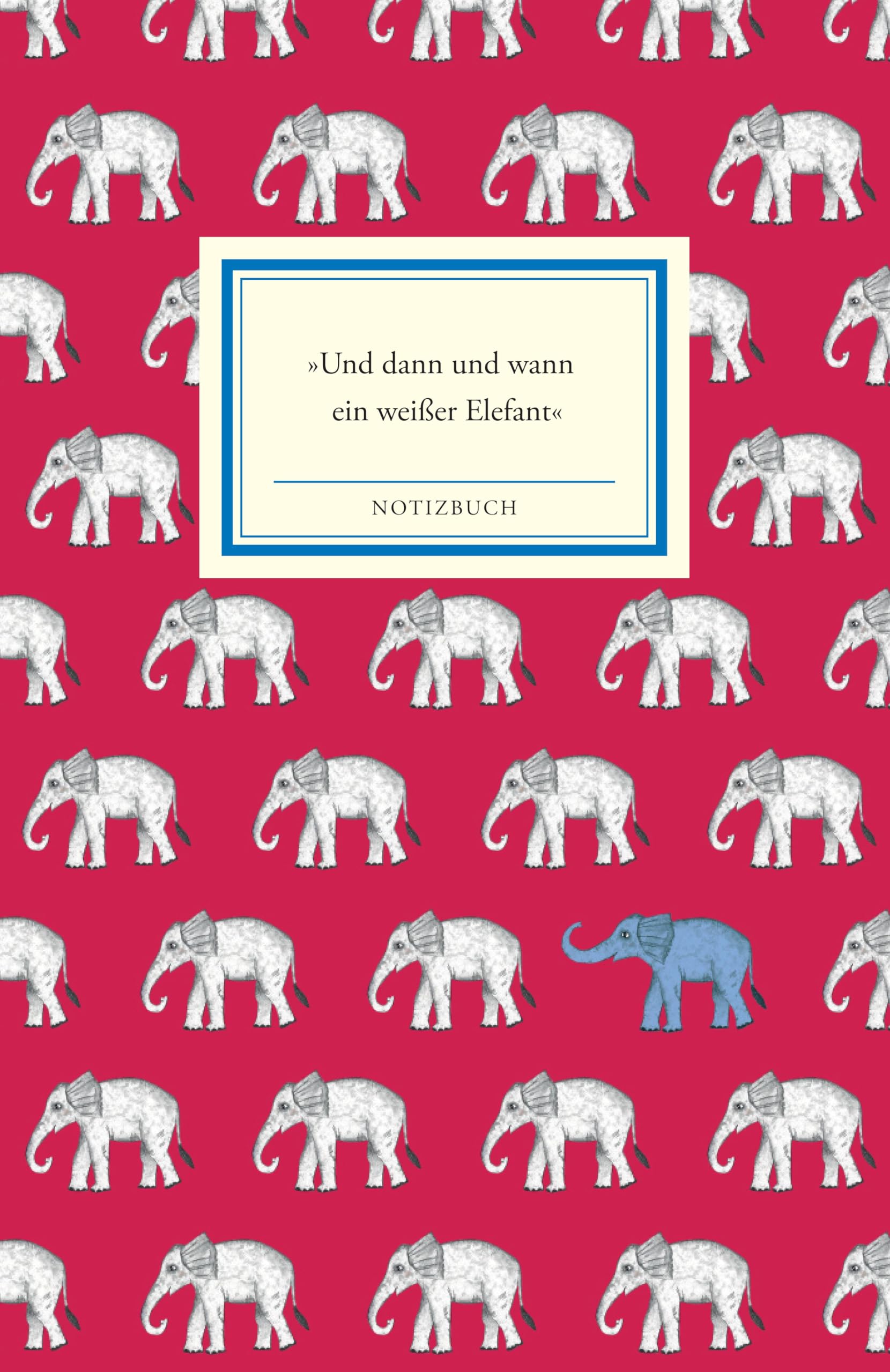 IB Notizbuch: »Und dann und wann ein weißer Elefant« | Das perfekte Geschenkbuch zum Schreiben, Notieren, Skizzieren und Zeichnen