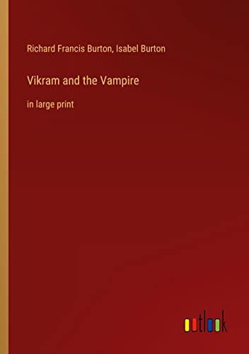 Vikram and the Vampire: in large print