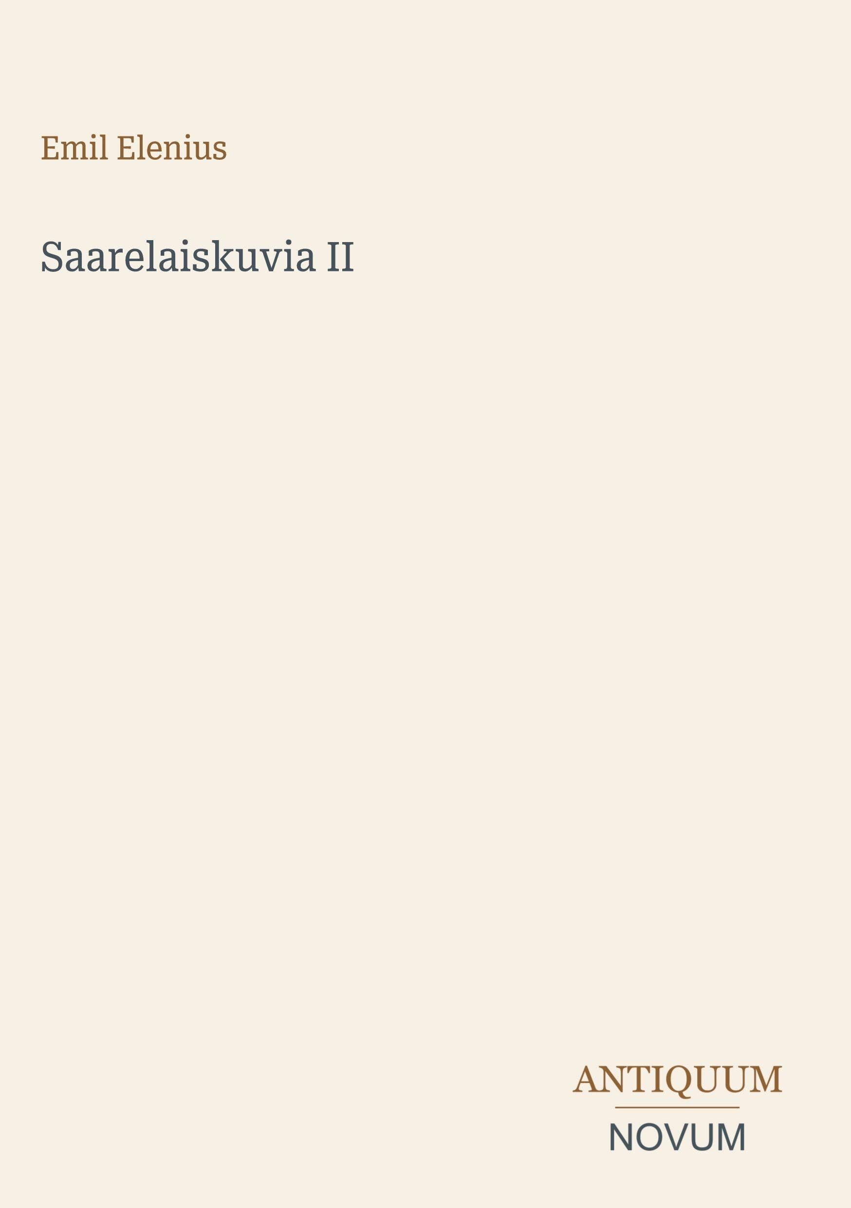 Saarelaiskuvia II