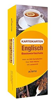 Karteikarten Englisch Basiswortschatz