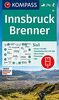 KOMPASS Wanderkarte Innsbruck, Brenner: 5in1 Wanderkarte 1:50000 mit Panorama, Aktiv Guide und Detailkarten inklusive Karte zur offline Verwendung in ... Skitouren. (KOMPASS-Wanderkarten, Band 36)