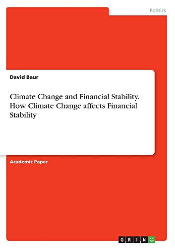 Climate Change and Financial Stability. How Climate Change affects Financial Stability