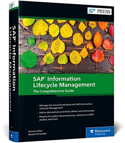 SAP PRESS Englisch   SAP Information Lifecycle Management - Iwona Luther Nicole Fernandes Frank Buschle Carsten Pluder Gebunden