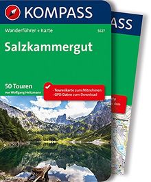 Salzkammergut: Wanderführer mit Extra Tourenkarte zum Mitnehmen.