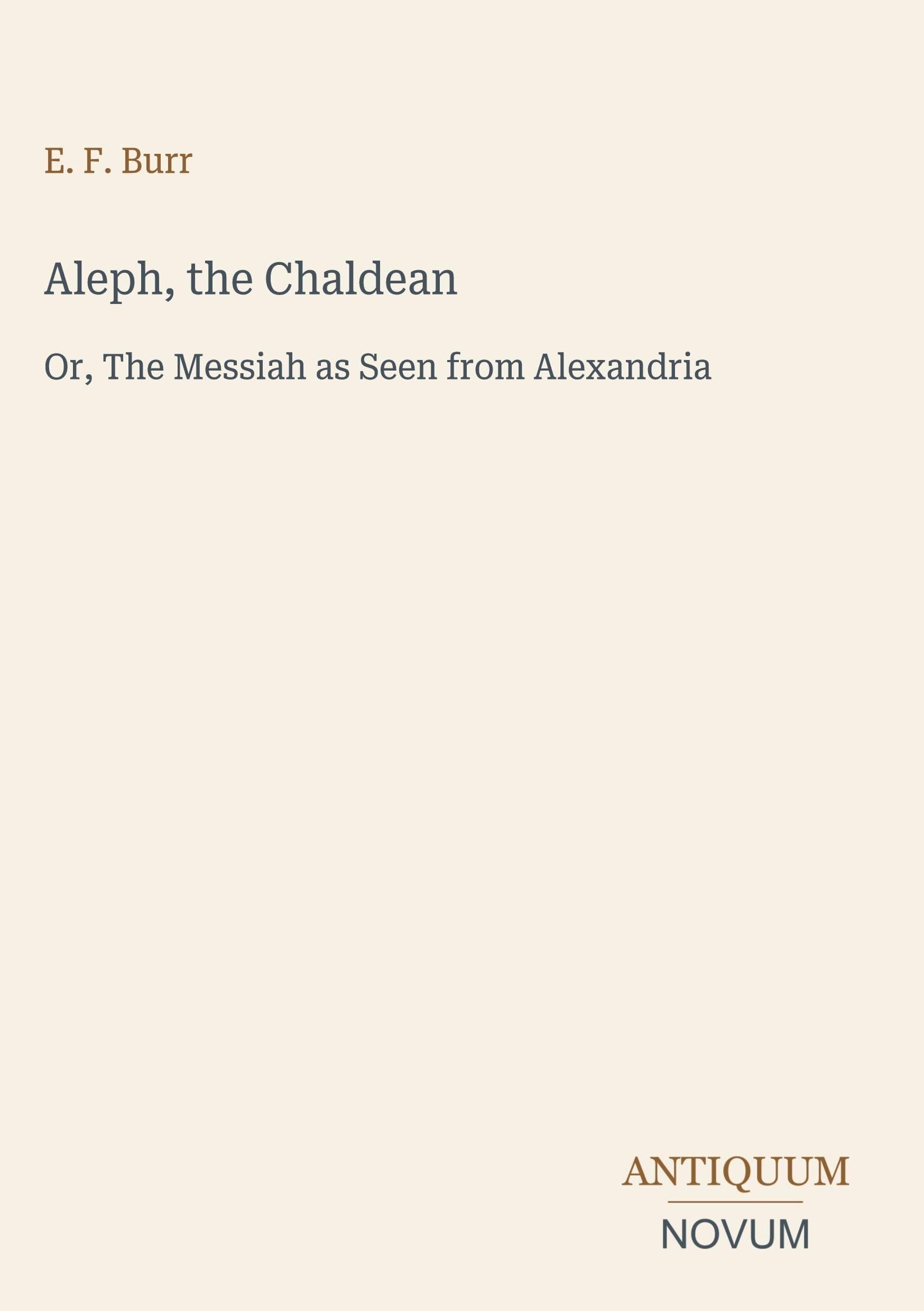 Aleph, the Chaldean
