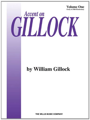 unbekannt Accent On Gillock Volume 1, National Federation Of Music Clubs 2014-2016 Selection Early To Mid-Elementary Level, National Federation Of Music Clubs