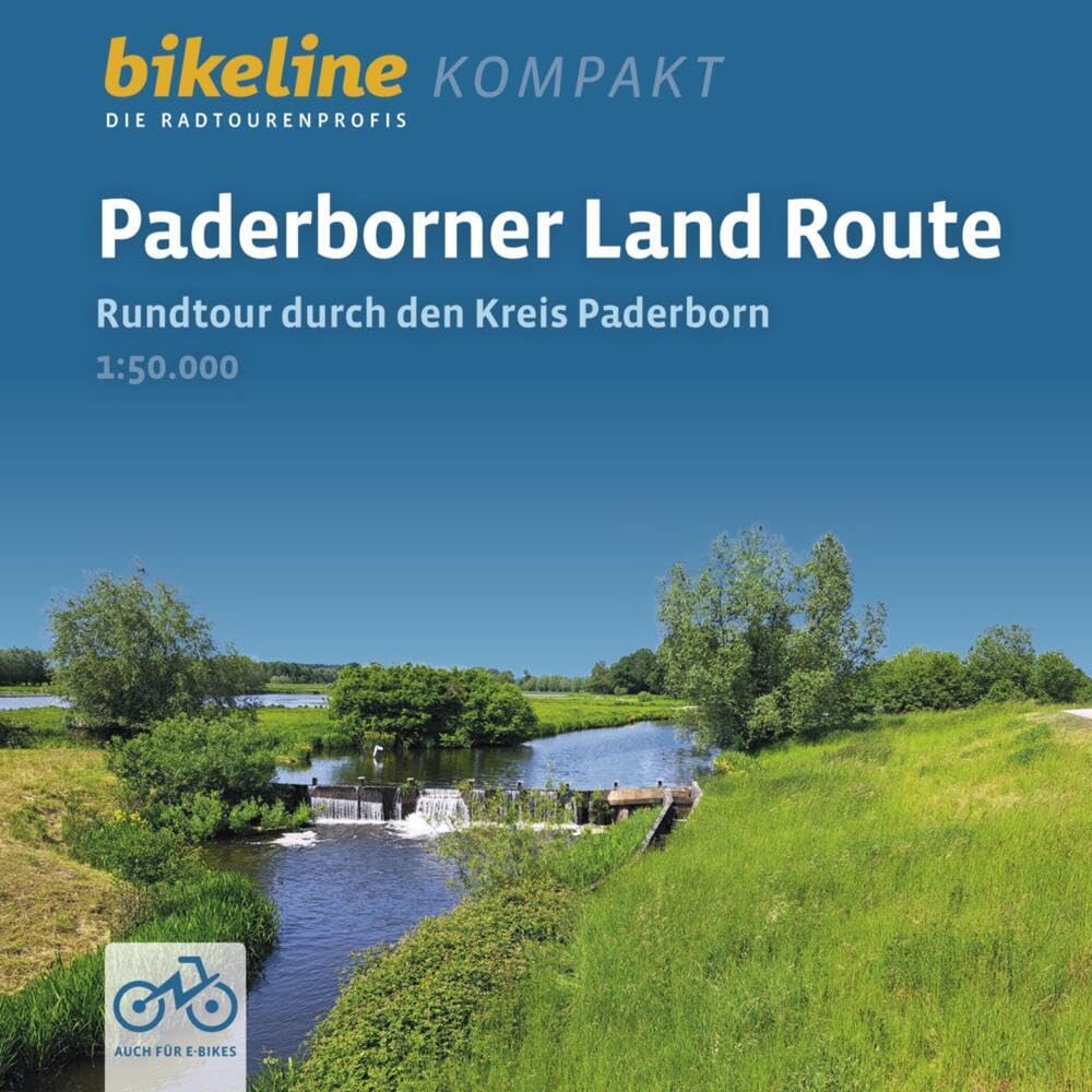 Paderborner Land Route: Rundtour durch den Kreis Paderborn, 1:50.000, 248 km, GPS-Tracks Download, Live-Update (bikeline Radtourenbuch kompakt)