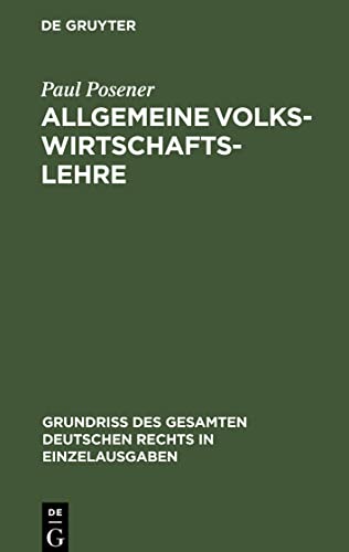 Allgemeine Volkswirtschaftslehre