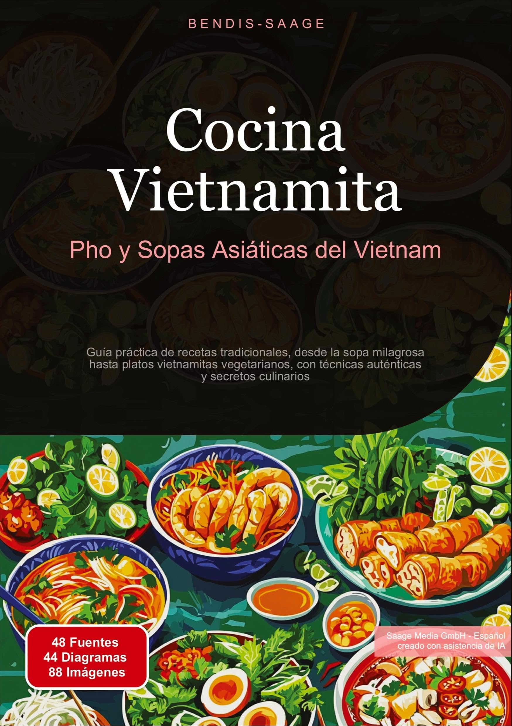 Cocina Vietnamita: Pho y Sopas Asiáticas del Vietnam: Guía práctica de recetas tradicionales, desde la sopa milagrosa hasta platos vietnamitas ... con técnicas auténticas y secretos culinarios
