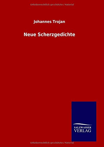 Neue Scherzgedichte