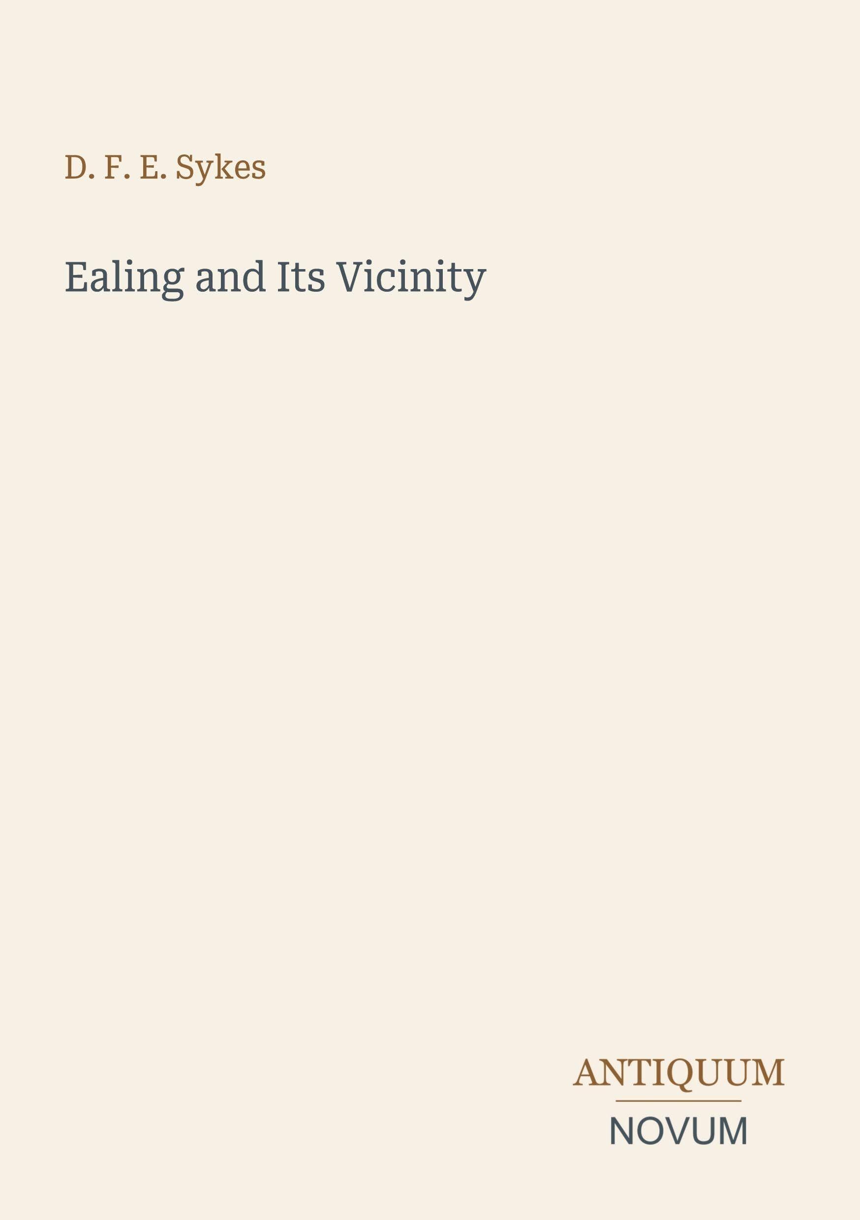 Ealing and Its Vicinity