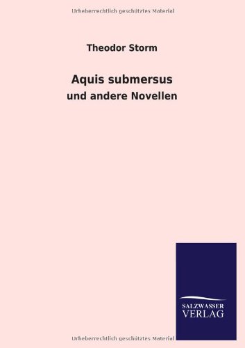 Aquis submersus: und andere Novellen