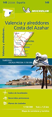 Die Buchhandlung in Oelde hat das Buch Michelin Costa del Azahar, Valencia y alreddores: Straßen- und Tourismuskarte 1:150.000 (MICHELIN Zoomkarten, Band 142)