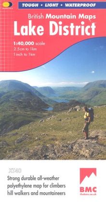 Lake District (British Mountain Map)