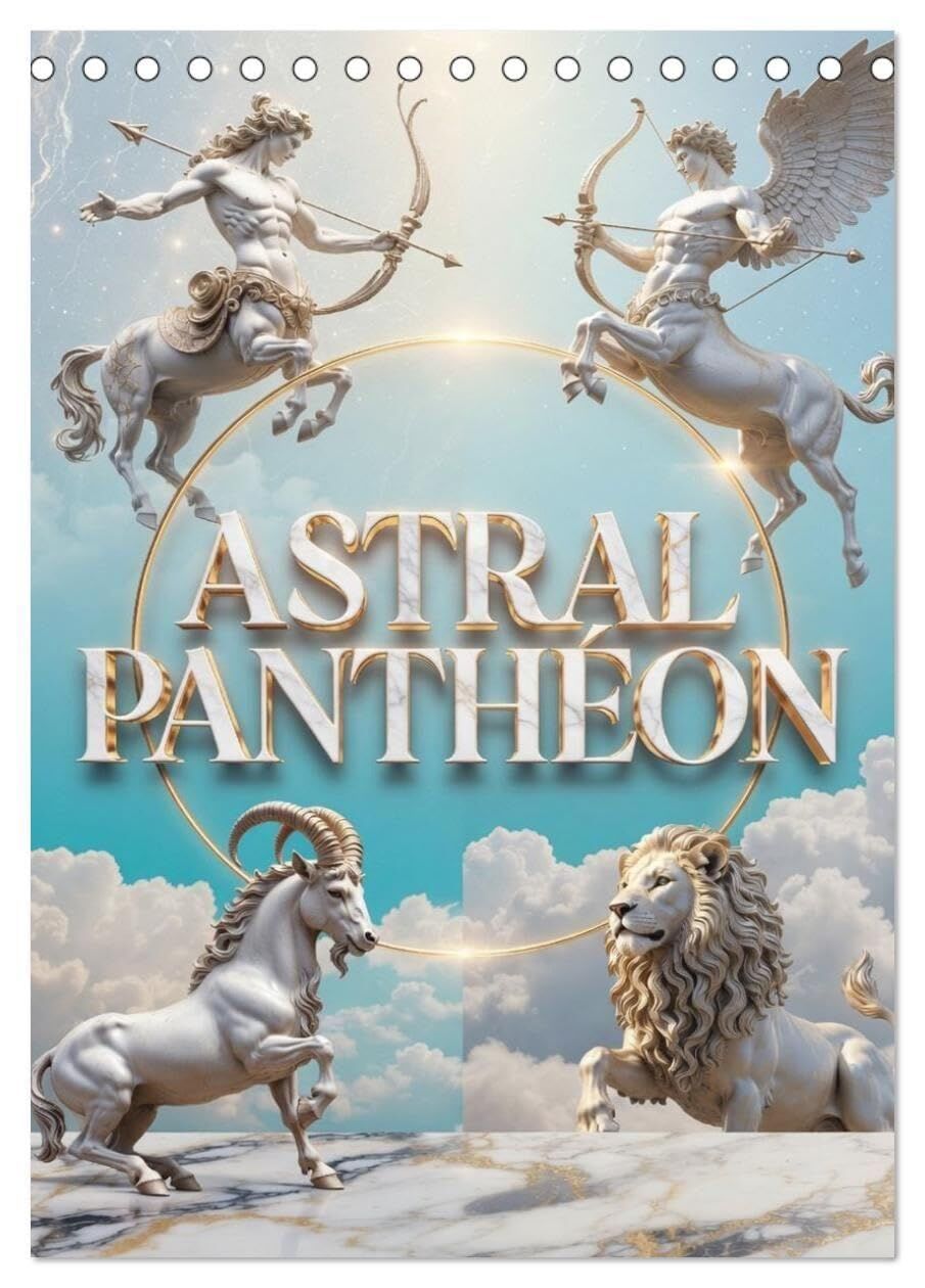 Astral Pantheon (Desk Calendar 2027 DIN A5 portrait), CALVENDO 12 Month DeskCalendar
