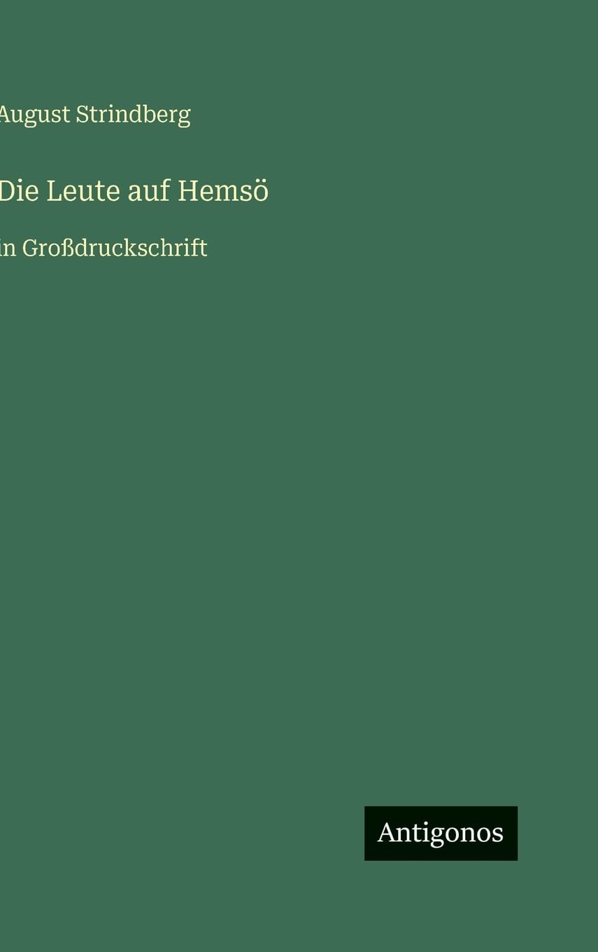 Die Leute auf Hemsö: in Großdruckschrift