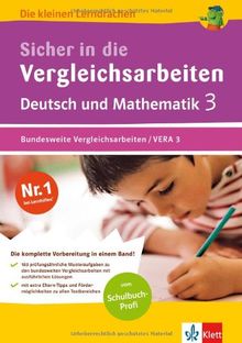 Die kleinen Lerndrachen: Sicher in die Vergleichsarbeiten Deutsch und Mathe 3. Klasse. Bundesweite Vergleichsarbeiten VERA 3. mit Lösungen