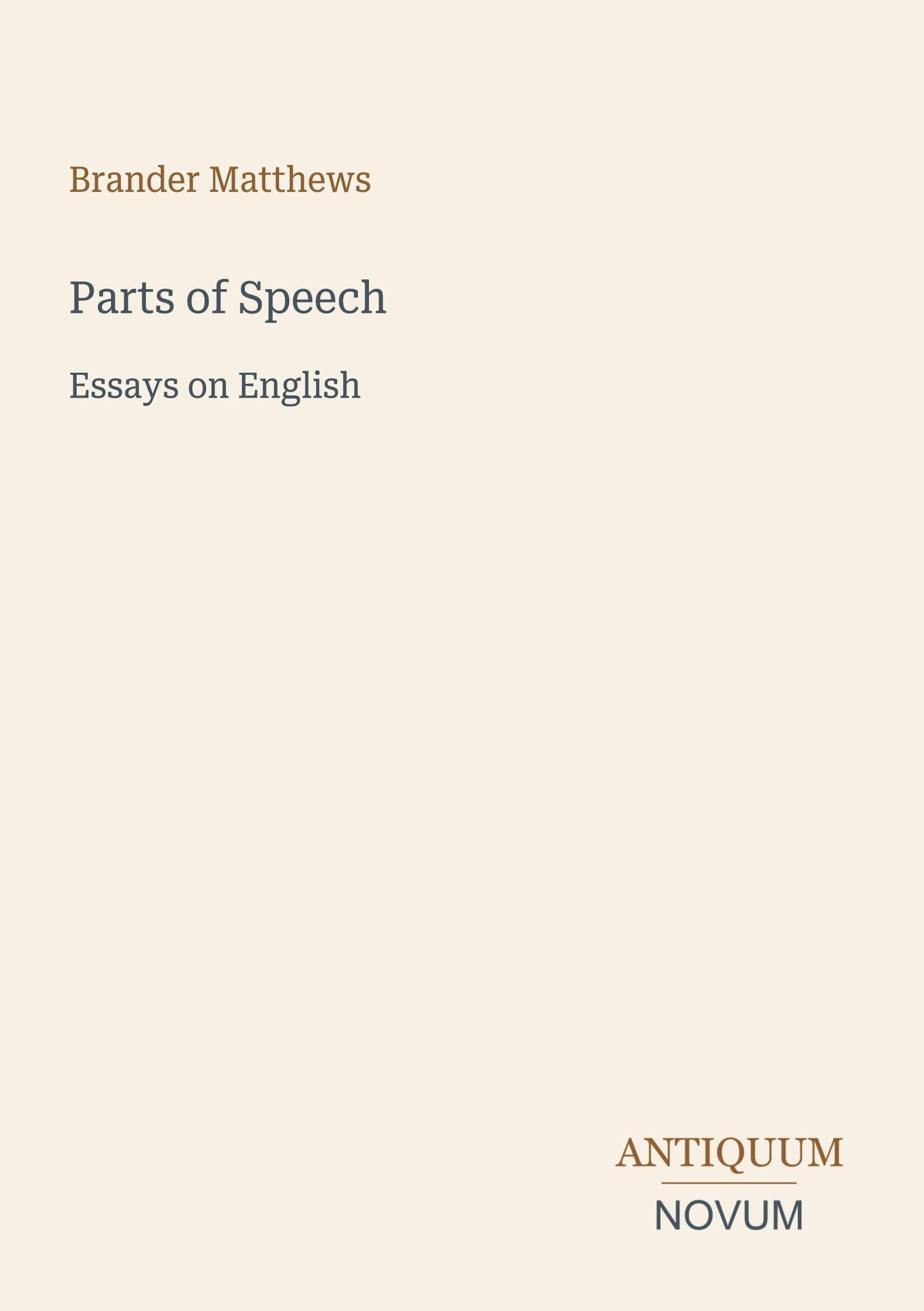 Parts of Speech