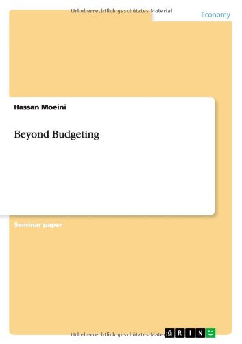 Beyond Budgeting