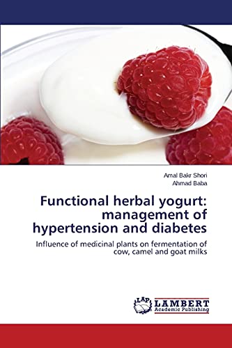 Functional herbal yogurt: management of hypertension and diabetes: Influence of medicinal plants on fermentation of cow, camel and goat milks