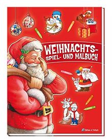 Weihnachtsspiel- und Malbuch