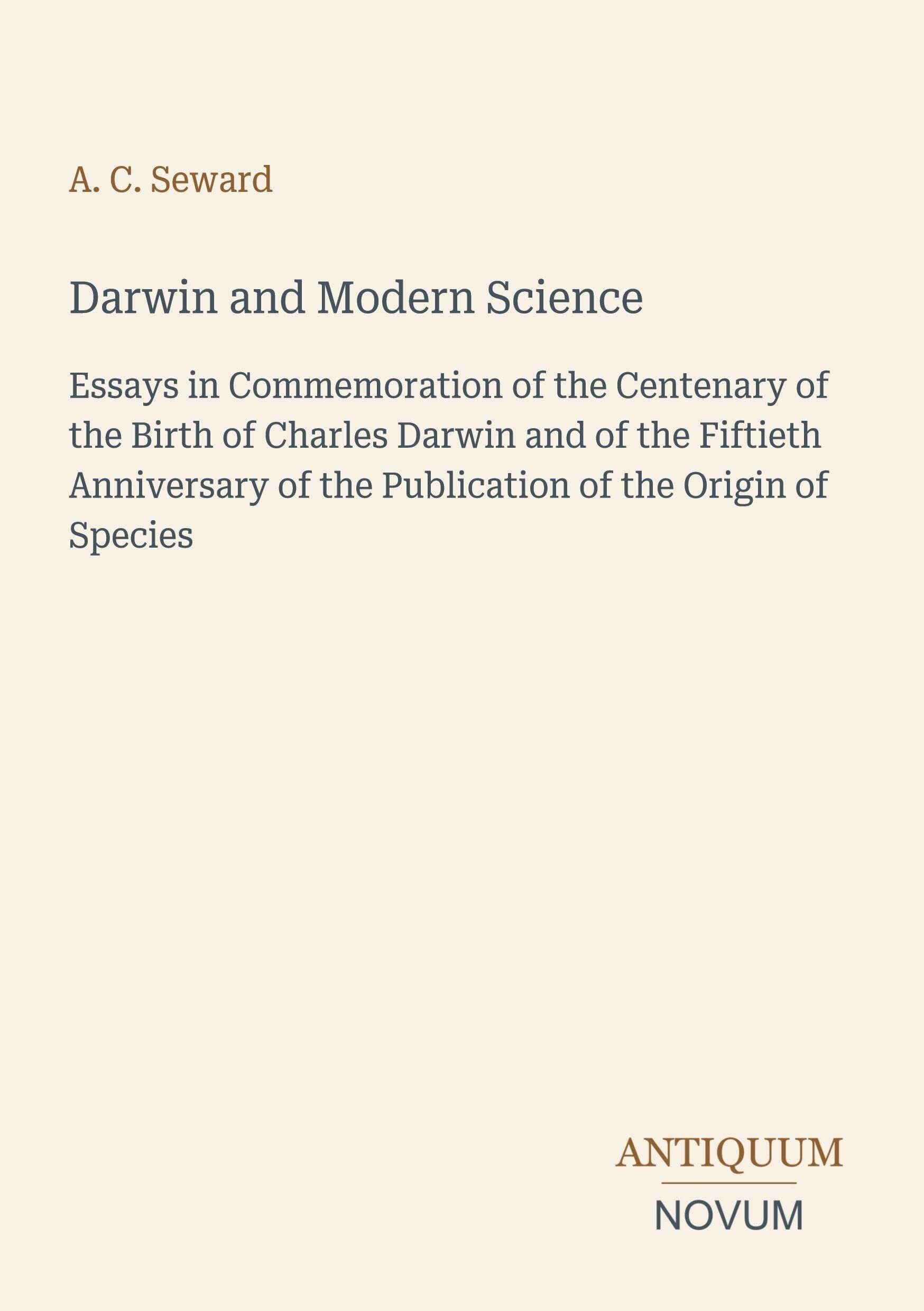 Darwin and Modern Science