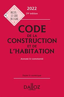 CODE DE LA construction et de lhabitation 2022 - Ann... | Livre | état ...
