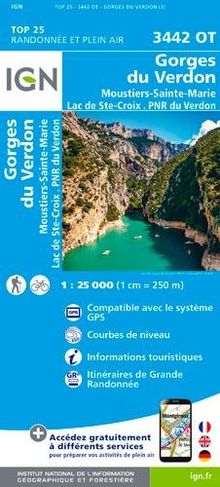 Gorges du Verdon 1 : 25 000