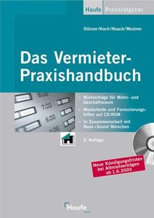 Das Vermieter-Praxishandbuch. Mit CD-ROM