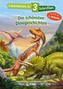 Lesenlernen in 3 Schritten - Die schönsten Dinogeschichten: Ideal für die 1. Klasse - Kinderbuch mit großer Fibelschrift zum ersten Selberlesen für Kinder ab 5 Jahren