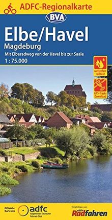 ADFC-Regionalkarte Elbe/Havel Magdeburg 1:75.000, reiß- und wetterfest, GPS-Tracks Download: Mit Elberadweg von der Havel bis zur Saale (ADFC-Regionalkarte 1:75000)