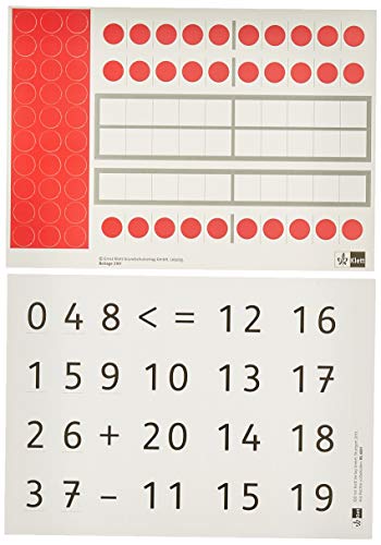 MiniMax 1: Beilage zum Paket für Lernende (Wendeplättchen, Zehnerfeld, Zwanzigerfeld, Zahlenkarten, Ziffernkarten) im (VE 5) zum Nachbezug Klasse 1: ... Ziffernkarten (MiniMax. Ausgabe ab 2013)