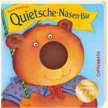 Quietsche-Nasen-Bär, m. Stoff-Quietsche-Nase