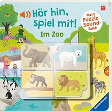 Hör hin, spiel mit! Mein Puzzle-Soundbuch: Im Zoo