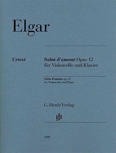 Salut damour op 12 für Violoncello und Klavier - Edward Elgar Kartoniert (TB)