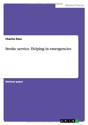 Stroke service. Helping in emergencies