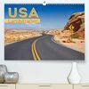 USA Landstraßen (hochwertiger Premium Wandkalender 2024 DIN A2 quer), Kunstdruck in Hochglanz