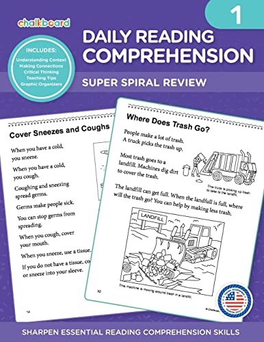 Daily Reading Comprehension Grade 1 (Chalkboard Books)