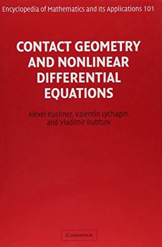 Contact Geometry and Nonlinear Differential Equations (Encyclopedia of Mathematics and its Applications, Band 101)