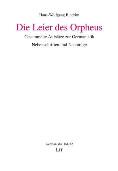 Die Leier des Orpheus - Neuware