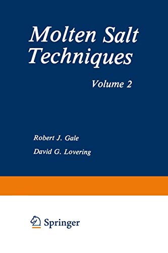 Molten Salt Techniques: Volume 2