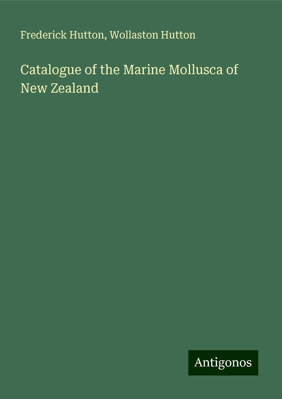 Catalogue of the Marine Mollusca of New Zealand