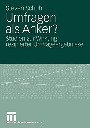 Umfragen als Anker?: Studien zur Wirkung Rezipierter Umfrageergebnisse