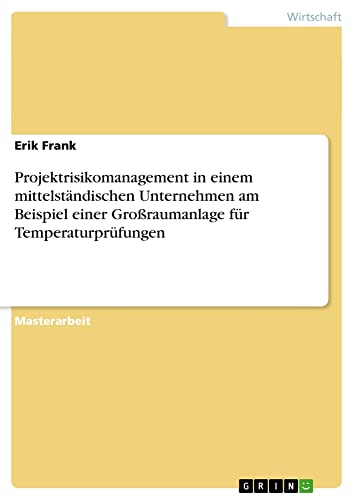 Projektrisikomanagement in einem mittelständischen Unternehmen am Beispiel einer Großraumanlage für Temperaturprüfungen: Magisterarbeit