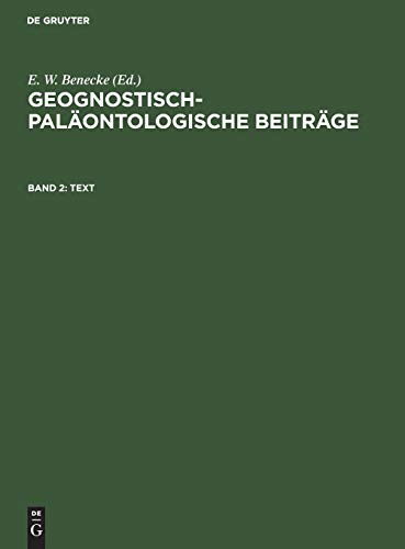 Text (Geognostisch-Paläontologische Beiträge)