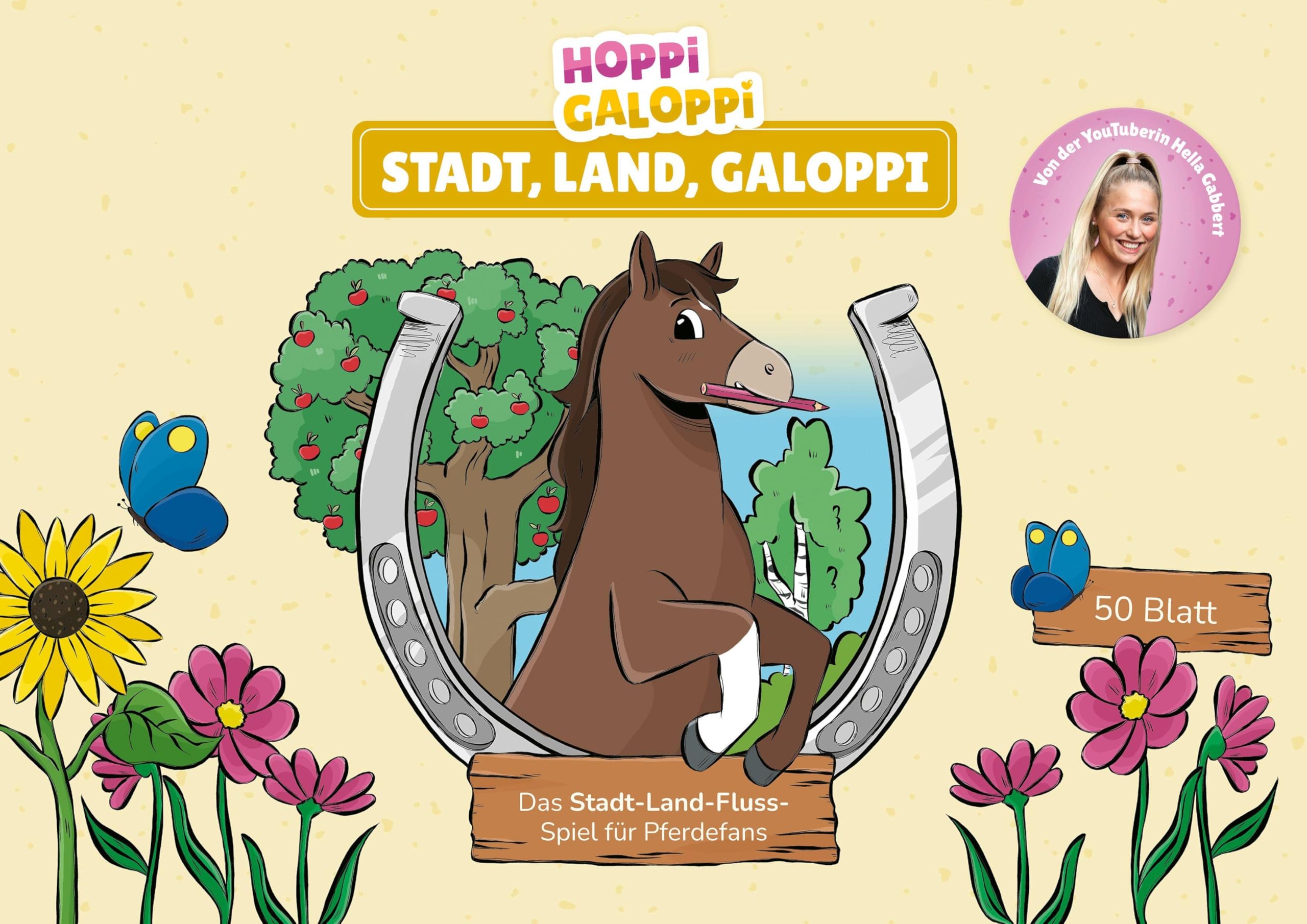 HOPPi GALOPPi: Stadt, Land, Galoppi: Stadt, Land, Fluss Block im A4-Format von Hella Gabbert