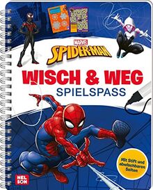 Marvel: Spider-Man Wisch & Weg - Spielspaß: mit abwischbaren Seiten und Stift | Buch zum spielerischen Lernen (ab 4 Jahren)