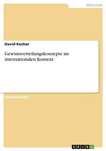 Gewinnverteilungskonzepte im internationalen Kontext