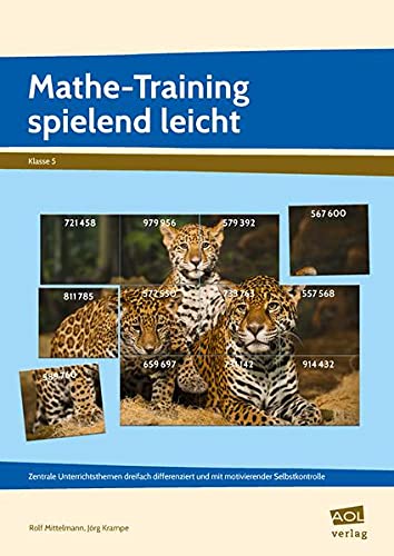 Mathe-Training spielend leicht - 5. Klasse: Zentrale Unterrichtsthemen dreifach differenziert und mit motivierender Selbstkontrolle