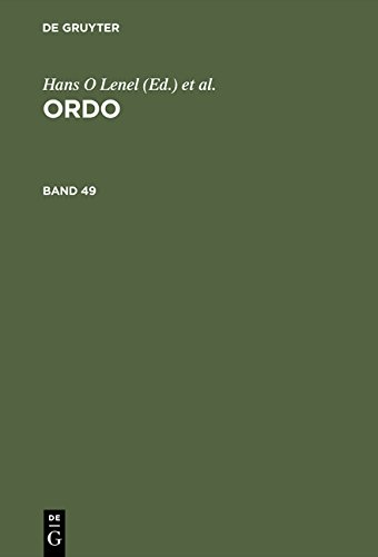 Ordo, Bd.49